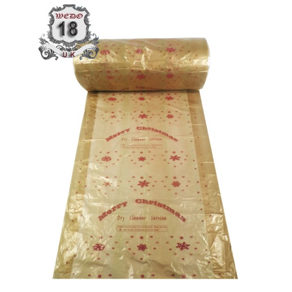 Polythene Rolls - Snowing Christmas Theme